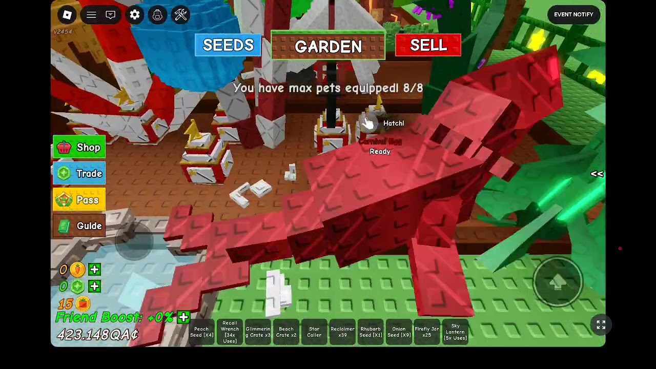 Hatch Carnival Egg | grow a garden