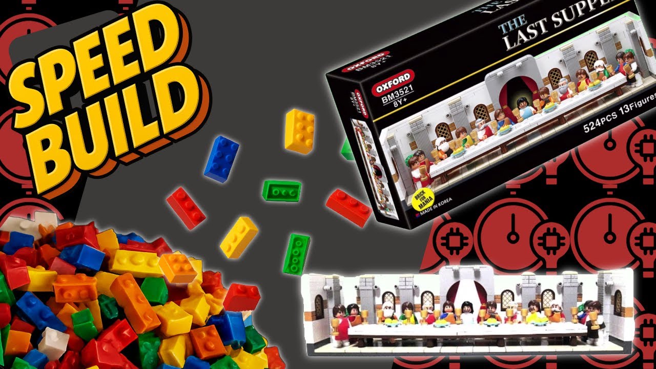 Speed Build #08 &ndash; Oxford The Last Supper MB3521 | 13 Minifiguren f&uuml;r ein letztes Mal