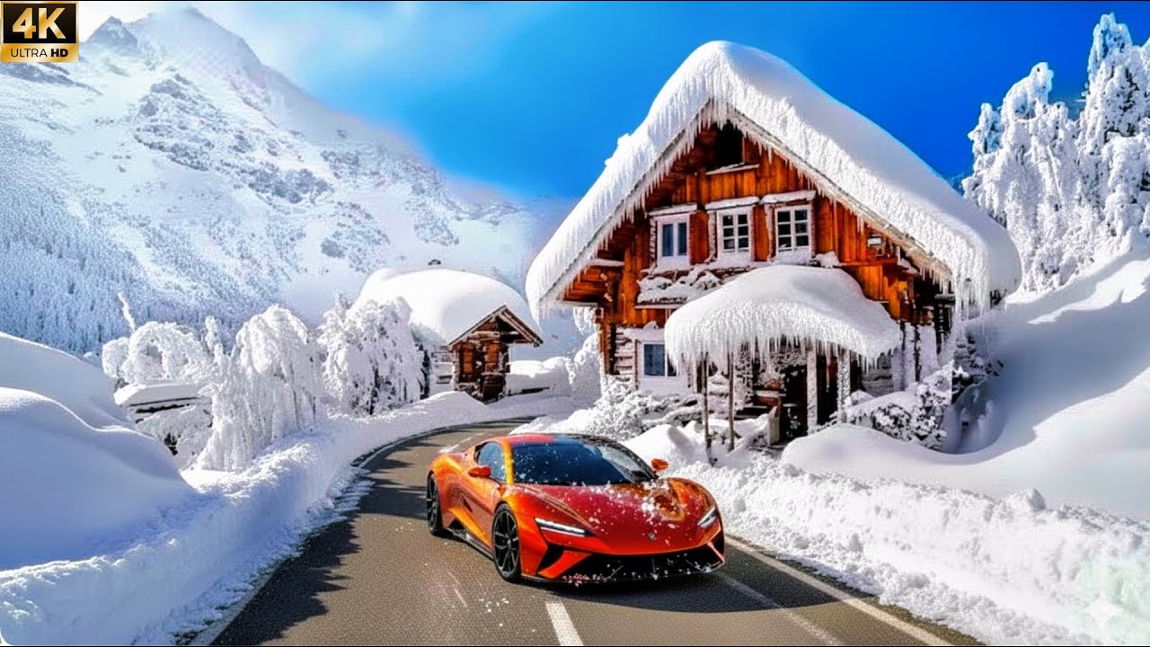 Breathtaking Winter Drive Through Switzerland's Hidden Alps