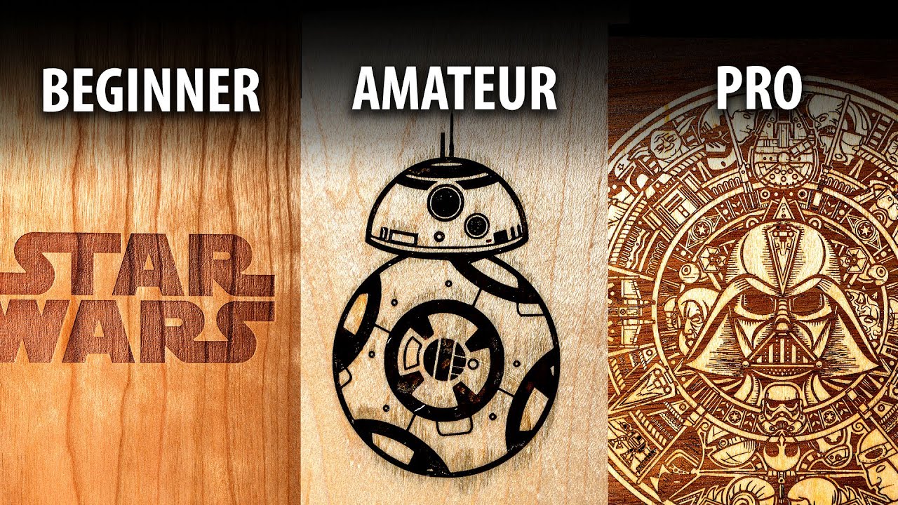 3 Levels of Laser Engraving - Beginner to PRO