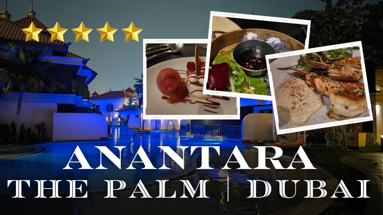Anantara The Palm Dubai Resort & Spa | Food, Resort & Lagoon Access Room Tour!