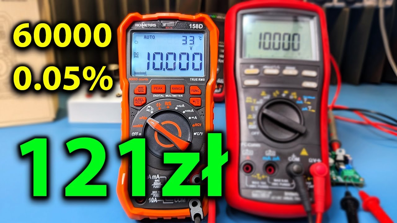 Multimetr niemożliwy za te pieniądze - testuję Richmeters RM158D