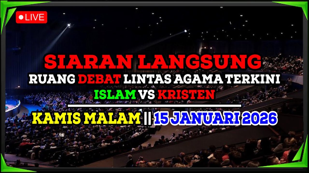🔴DEBAT LINTAS AGAMA ISLAM VS KRISTEN ||| KAMIS MALAM 15 JANUARI 2026 || FA DAKWAH CLIP
