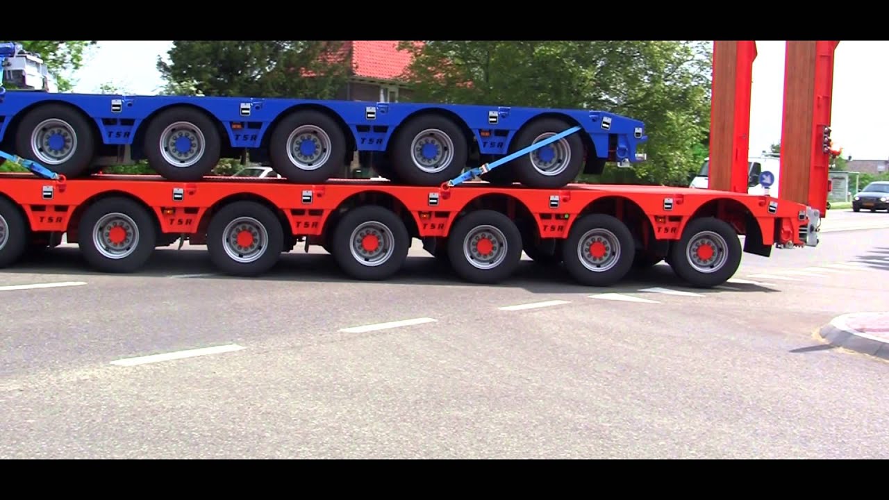 TSR Special Trailers: 10-axle semi-lowloader drive impression