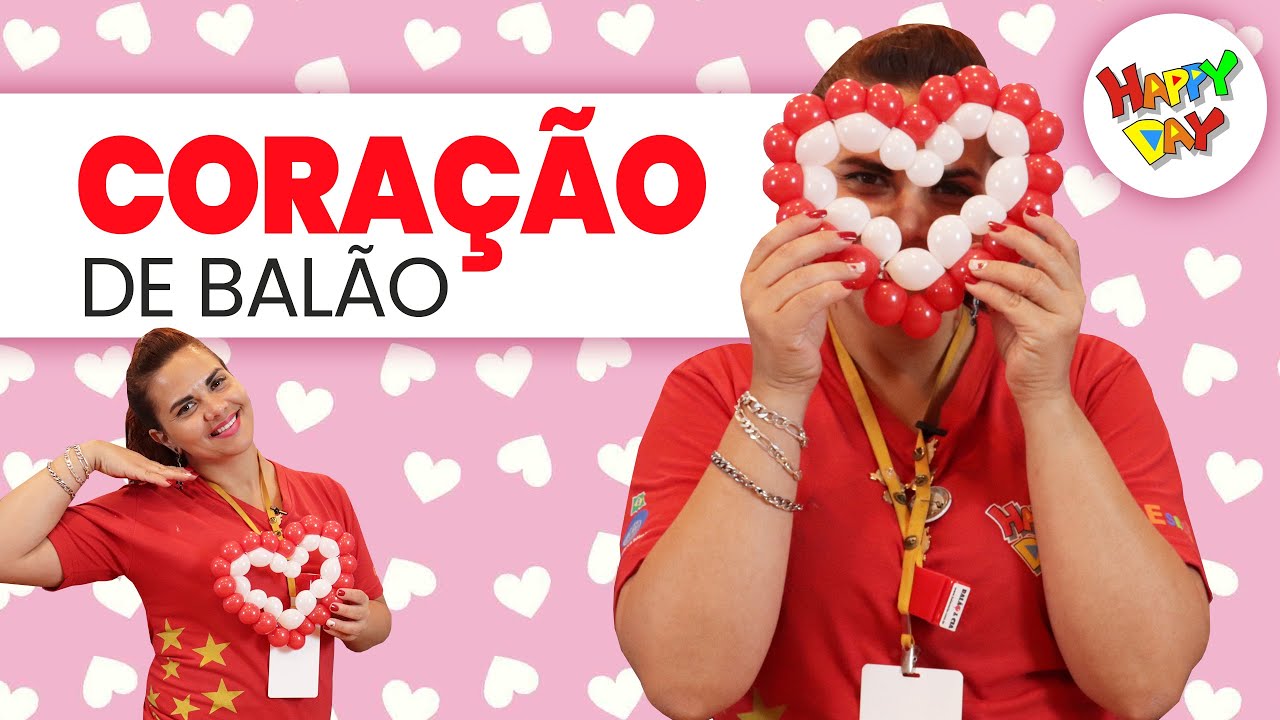Faça um Coração com apenas 2 Balões de 260