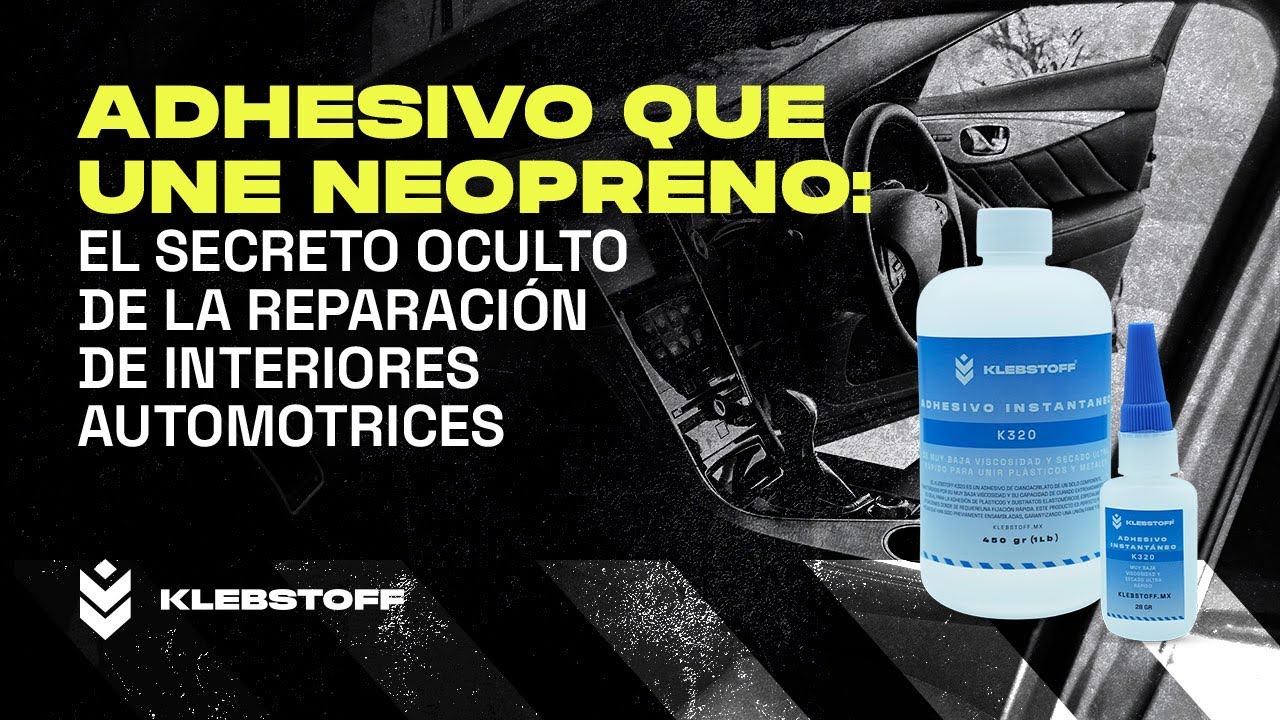 El adhesivo que une neopreno, plásticos y más: el secreto detrás de las reparaciones automotrices