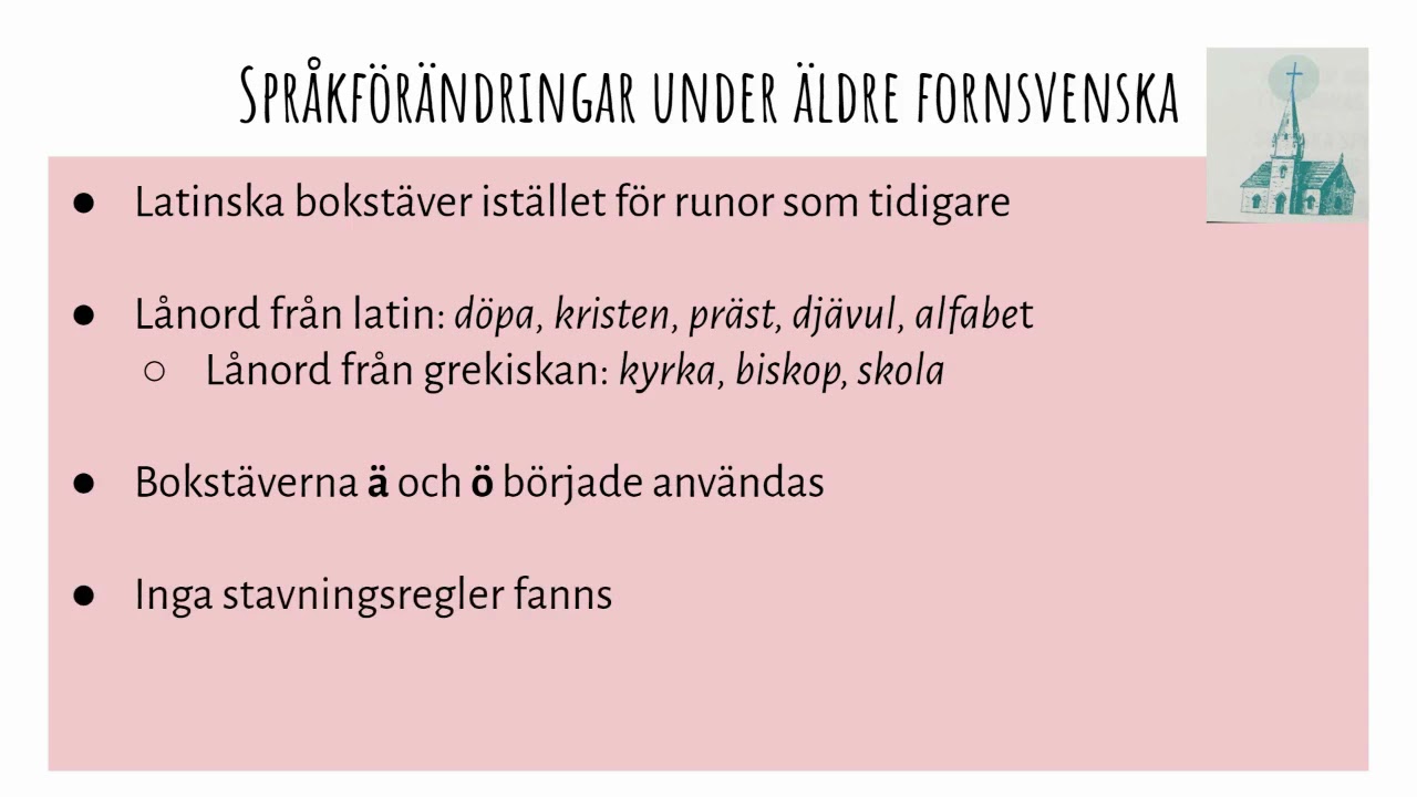SV3 fornsvenska