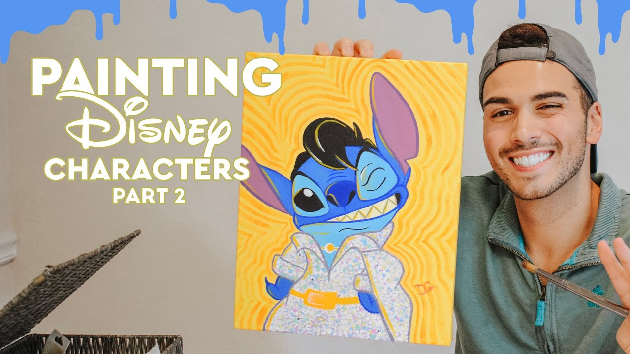 PAINTING Disney CHARACTERS PT. 2 🎨