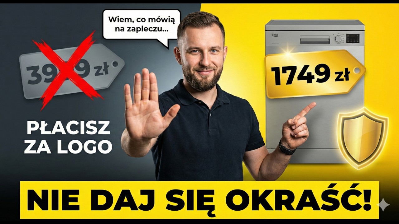 Zmywarki do 2000 zł to SZROT? Bzdura! Oto PANCERNE TOP 5.