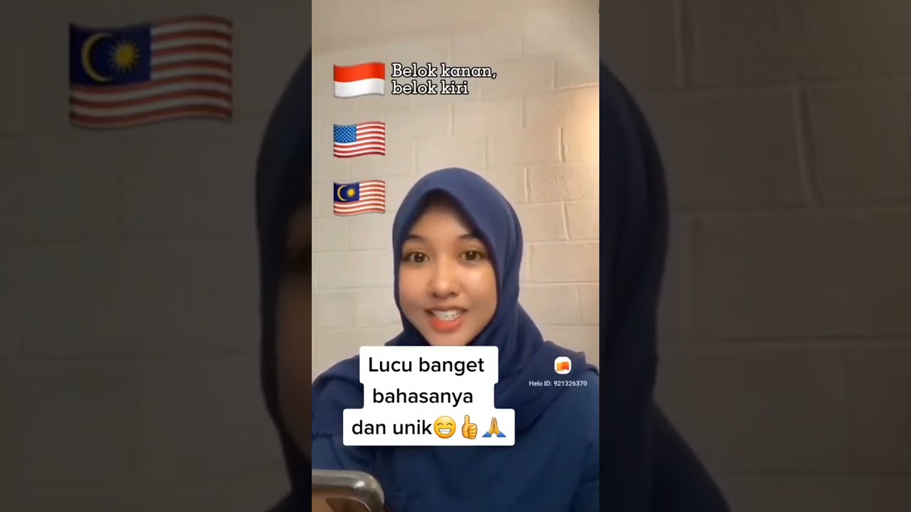Perbedaan Bahasa antara indonesia, Inggris dan Malaysia. #bahasa