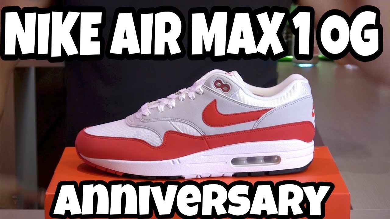Nike Air Max 1 OG Red Anniversary Unboxing e Recensione / Review ITA