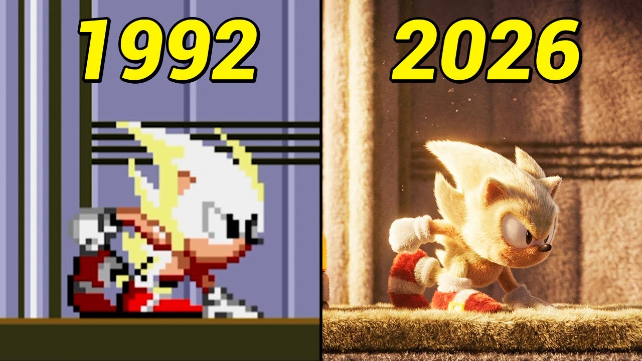 (NEW) Evolution of Super Sonic Spindash (1992-2026)