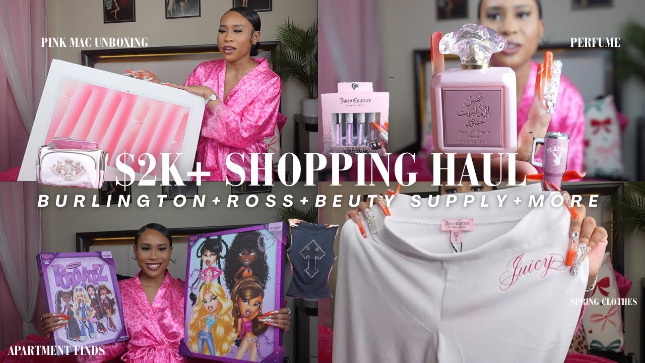 GIRLY $2k+ SPRING SHOPPING HAUL: JUICY COUTURE, BRATZ, PERFUME, iMAC + MORE!