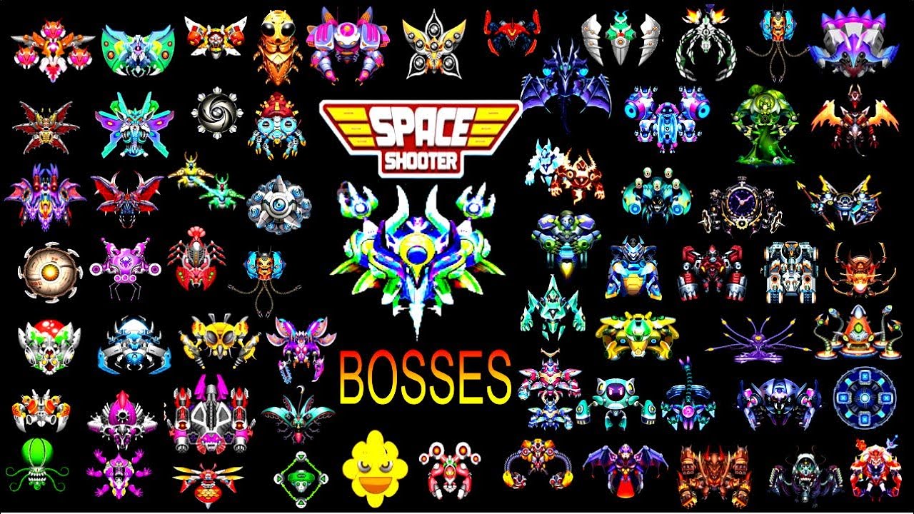 🚀 Galaxy Attack: Space Shooter | All Bosses 26 To 54🛑 2024 Review 🔥| By World Bosses