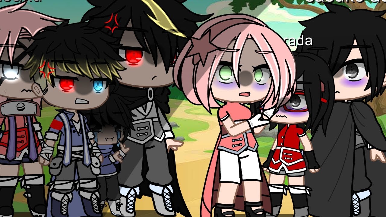 los hijos del sasunaru viajan a otra dimensión💖💖💖 (no original)