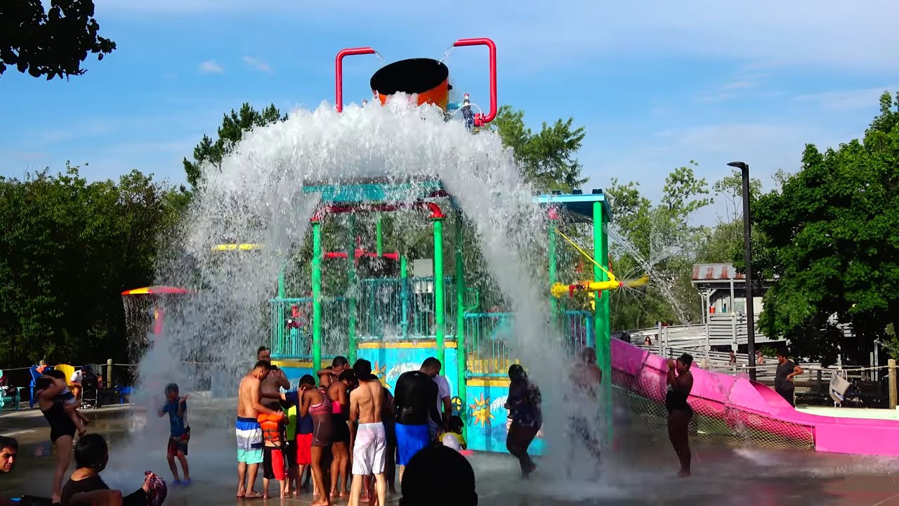 Splash Station at Splashworks Water Park Canada's Wonderland 4K