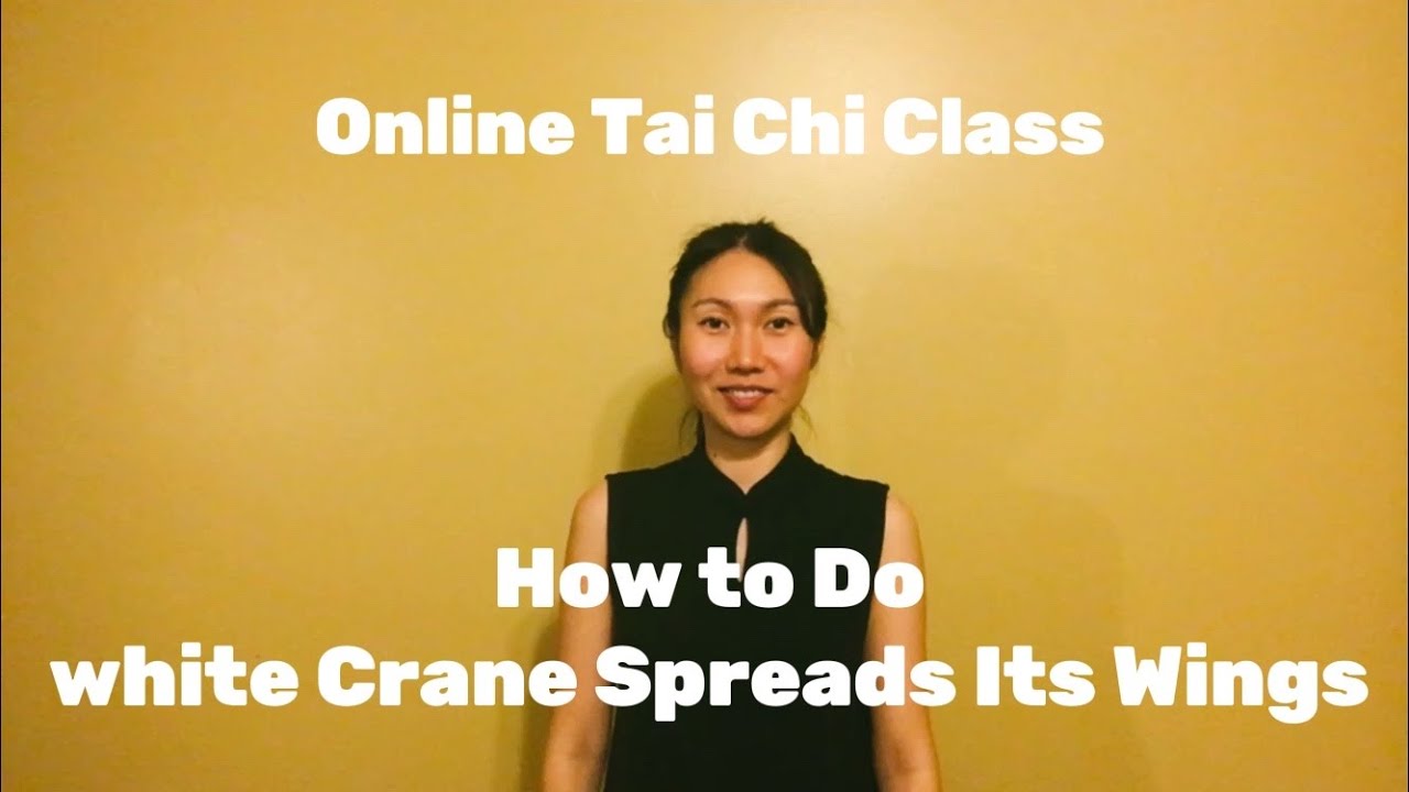 Online Tai Chi Class: How to Do White Crane Spreads Its Wings