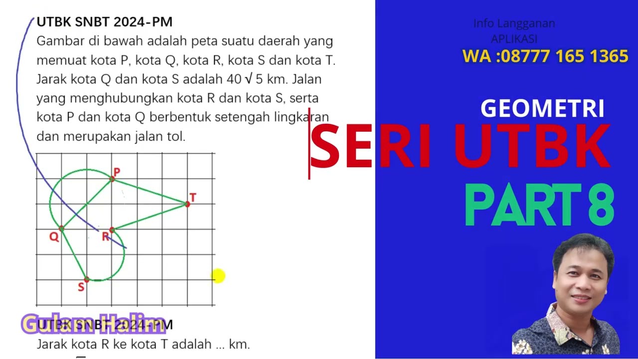 Pemahasan Soal UTBK 2024-GEOMETRI PART 8 #utbk #penalaranmatematika
