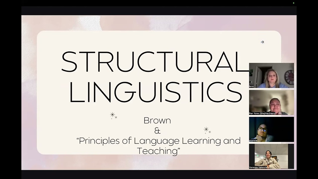 Structural Linguistics & Behavioral Psychology