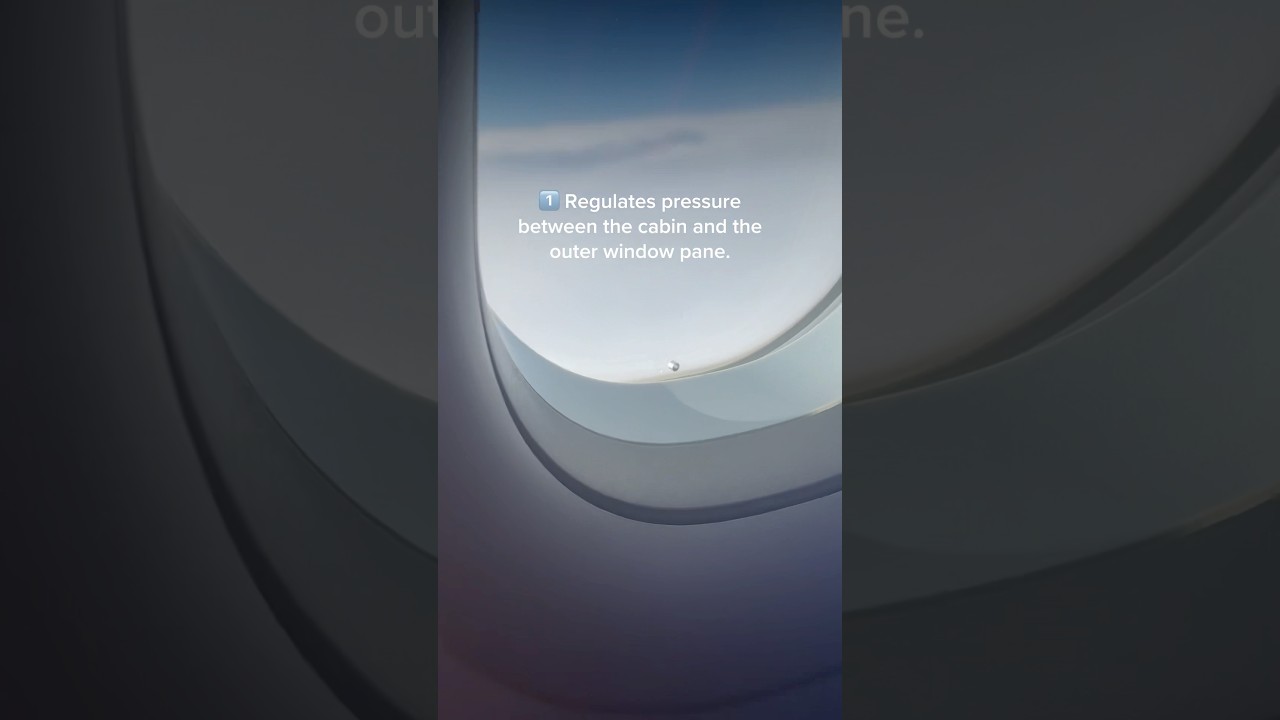The Tiny Hole In Airplane Window Is Actually GENIUS | Lounge Guru