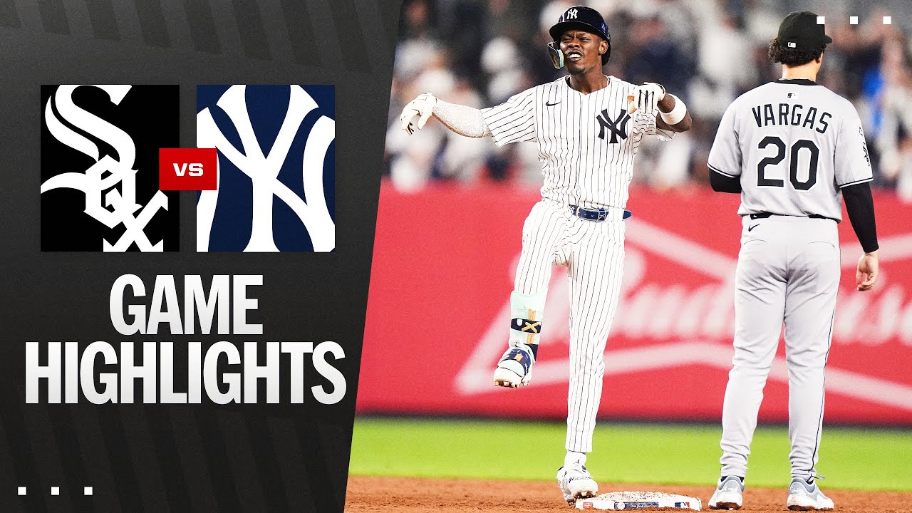White Sox vs. Yankees Game Highlights (9/24/25) | MLB Highlights