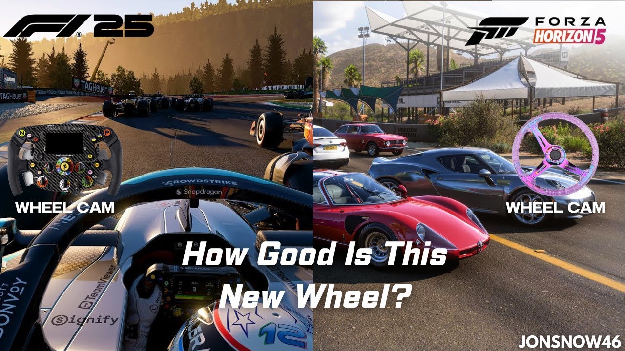FORZA HORIZON 5 Then F1 25  | Steering Wheel Gameplay