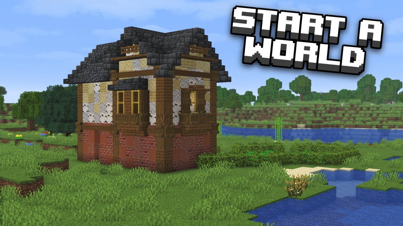 This is how to start a Minecraft World