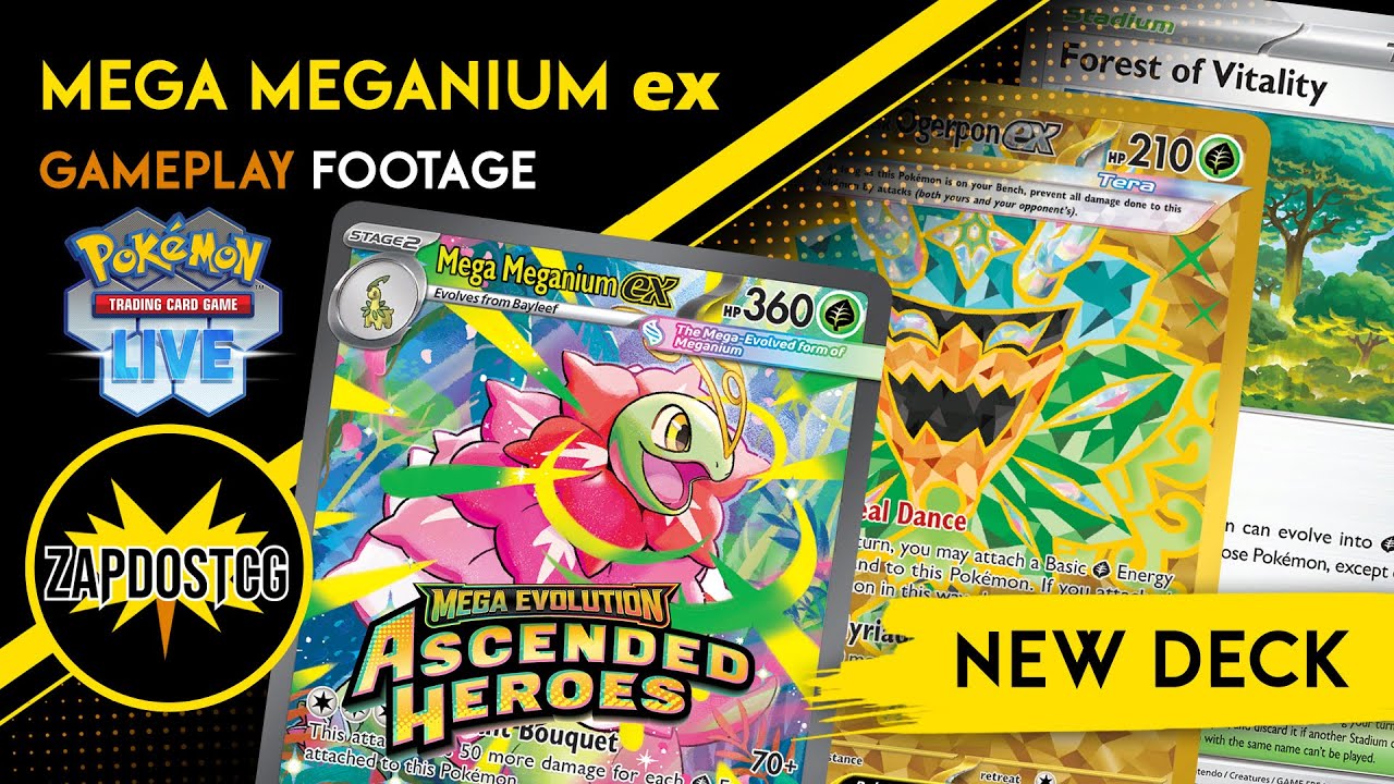 Is Mega Meganium ex the BEST Grass Deck Right Now?! Ascended Heroes Decklist