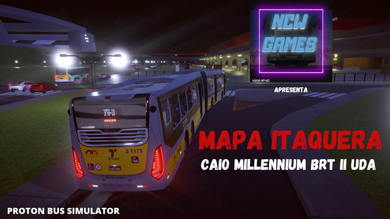 Mapa Itaquera | Caio Millennium brt II UDA | PROTON BUS SIMULATOR