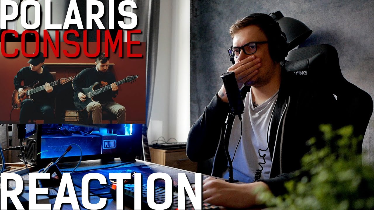 Polaris - CONSUME (Guitar Playthrough) REACTION