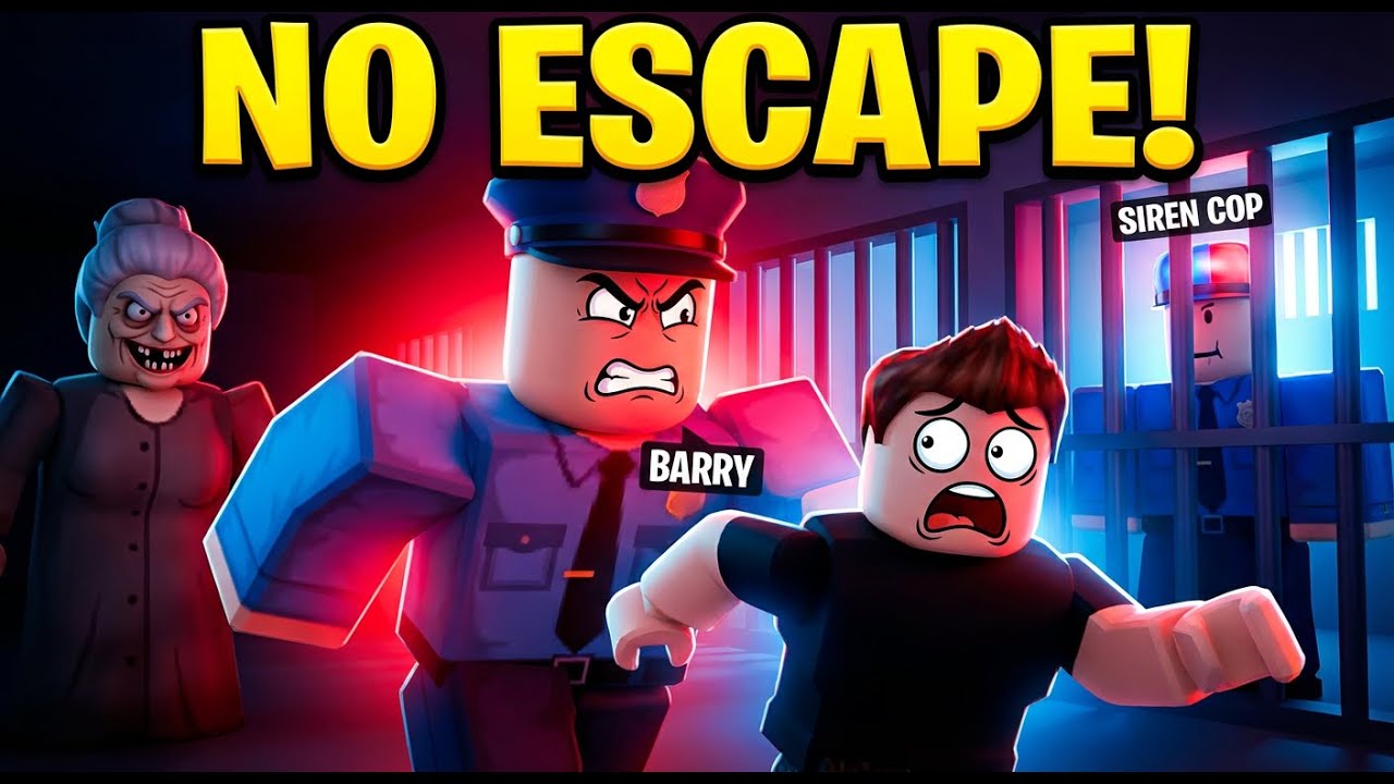 Roblox Barry’s Prison Run Story Obby EASY MODE - Walkthrough and Boss Battle #Roblox #OBBY