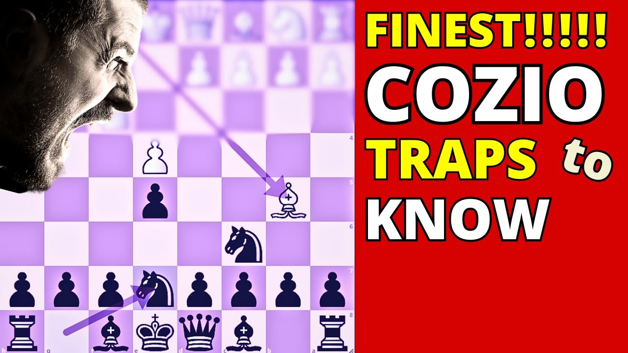 🔴 Finest Chess TRAPS in the UNKNOWN Cozio Defense Vs Ruy Lopez