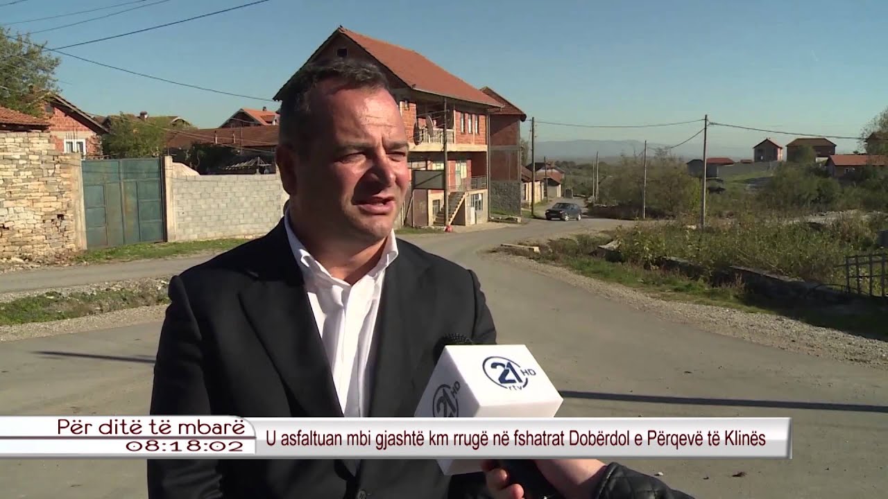U asfaltuan mbi 6km rruge ne fshatrat Doberdol e Perqeve te Klines 06.11.2015
