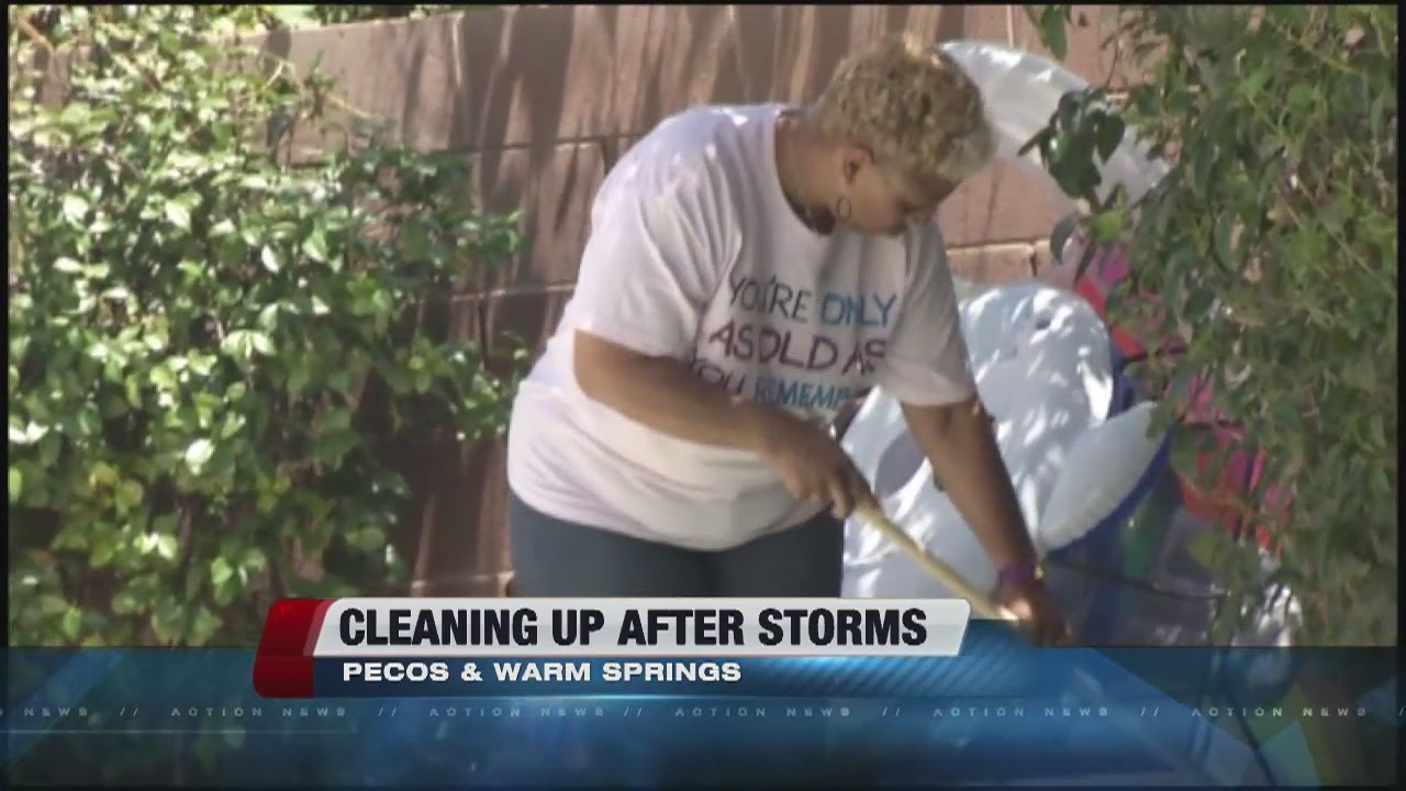 Cleaning up after the storm