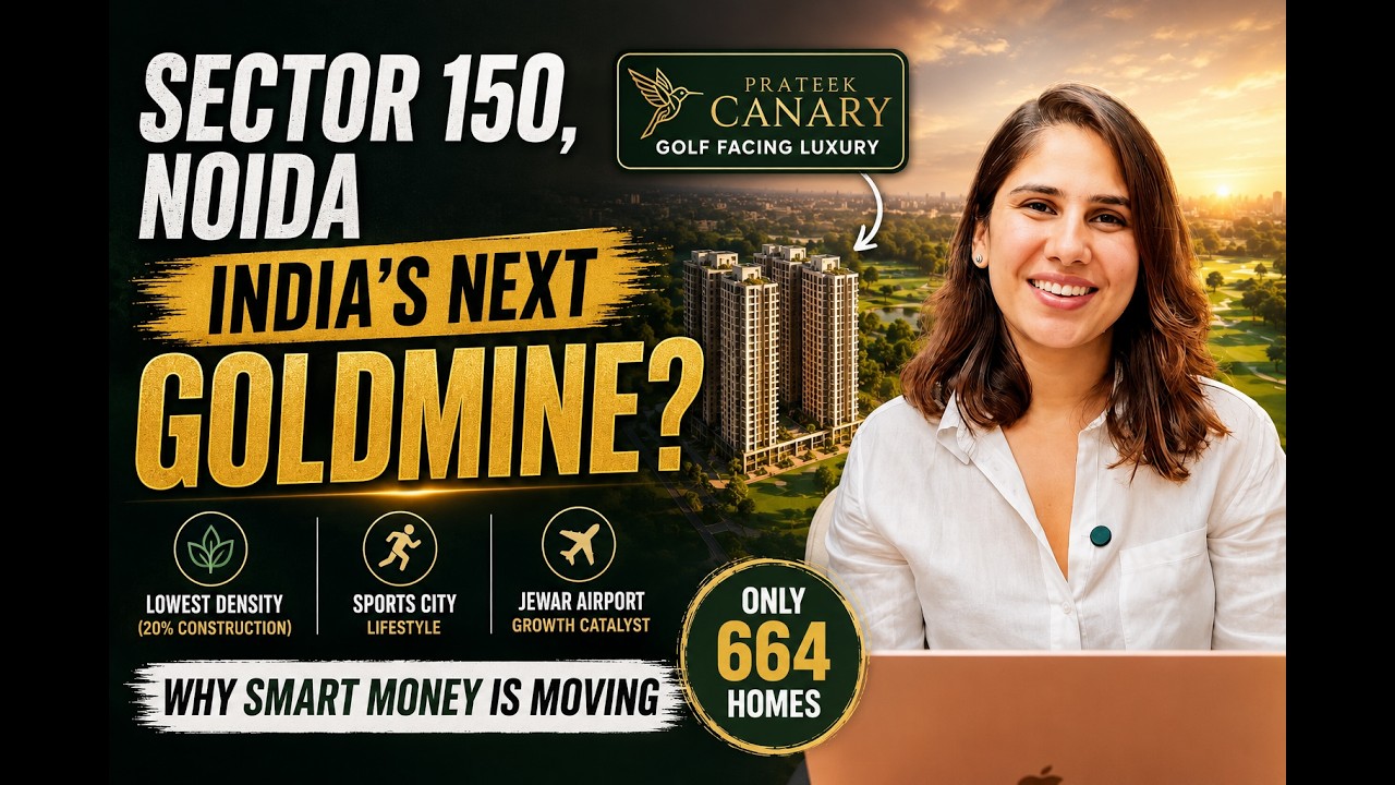 SECTOR 150 NOIDA - Real Estate Goldmine? Prateek Canary | Sports City | Sports City, Jewar Airport |