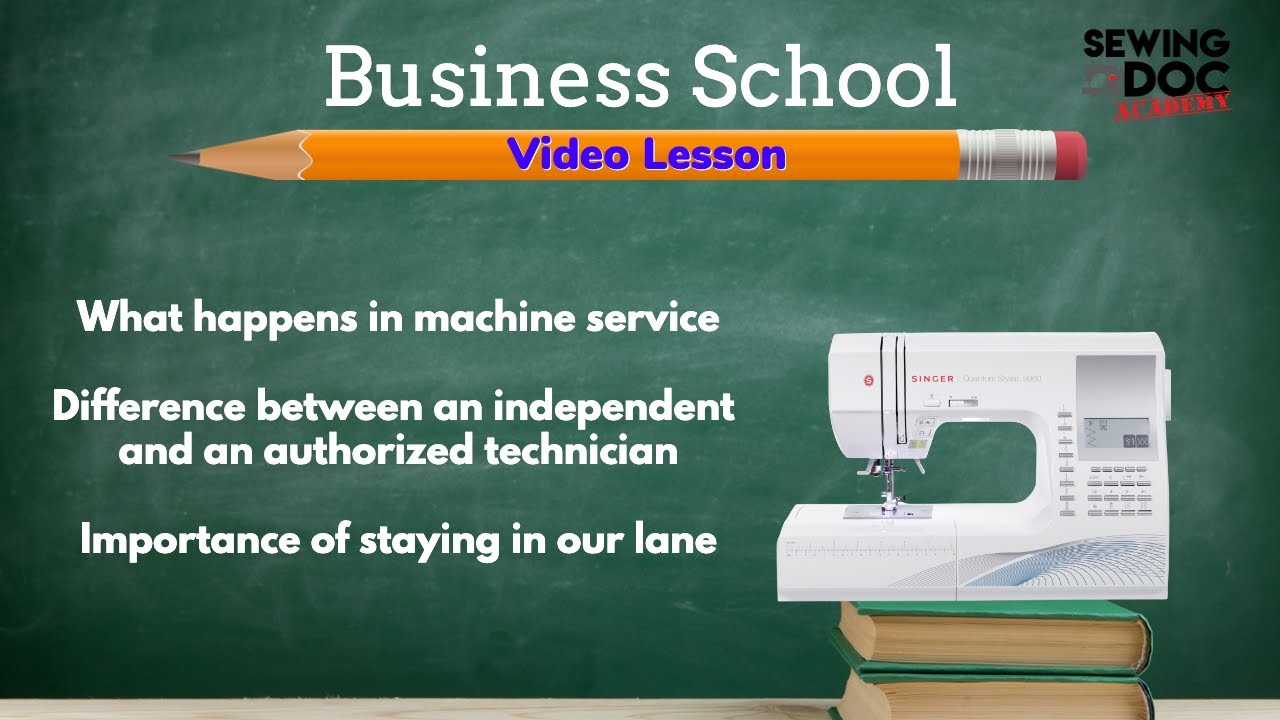 Expectations & Limits of an Independent Sewing Machine Service Technician