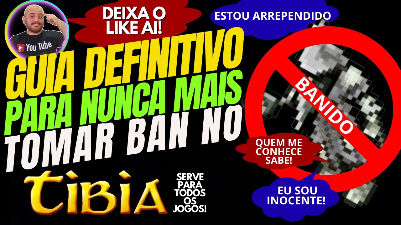 COMO NÃO TOMAR BAN NO TIBIA E EM NENHUM OUTRO JOGO