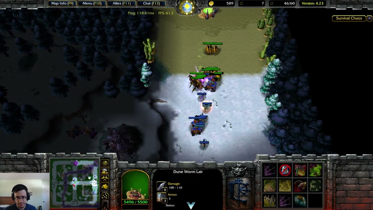 Warcraft 3 Reforged: Survival Chaos 4.23 #148 - How Am I Alive?!?! (Silithid, Hero Items)