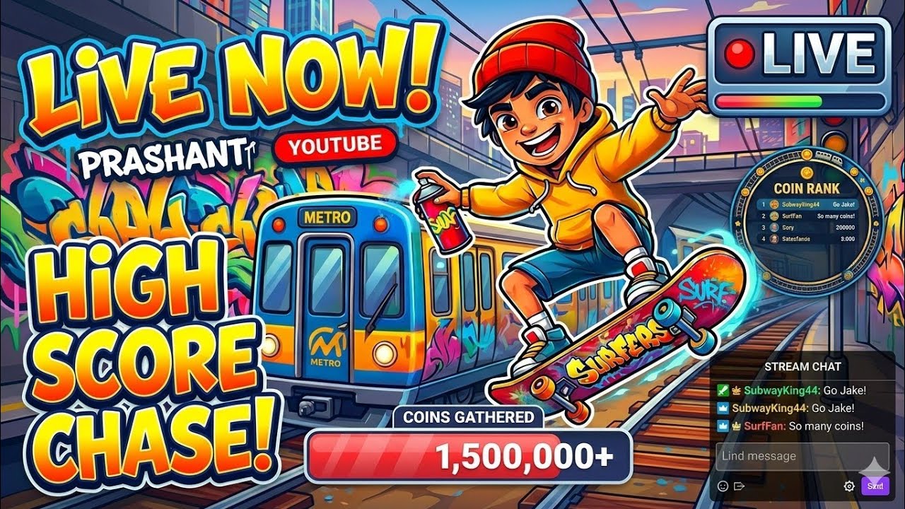 SURFERS LIVE🔴 #subwaysurfers #shorts #short #viral #gaming #livestream #subway