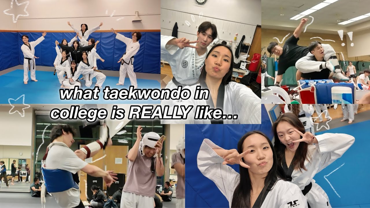TAEKWONDO AT UNI🥋 | nationals, UCSD x UCI practices, student life