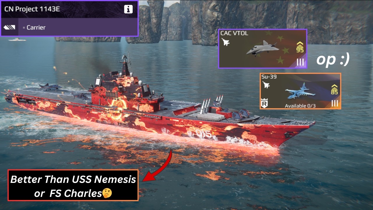 NEW CN Project 1143E Carrier Better Than ??🤔USS Nemesis - Modern Warships
