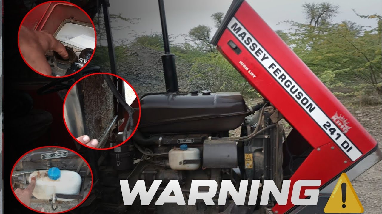 Radiator Mistakes In Tractor Driver 