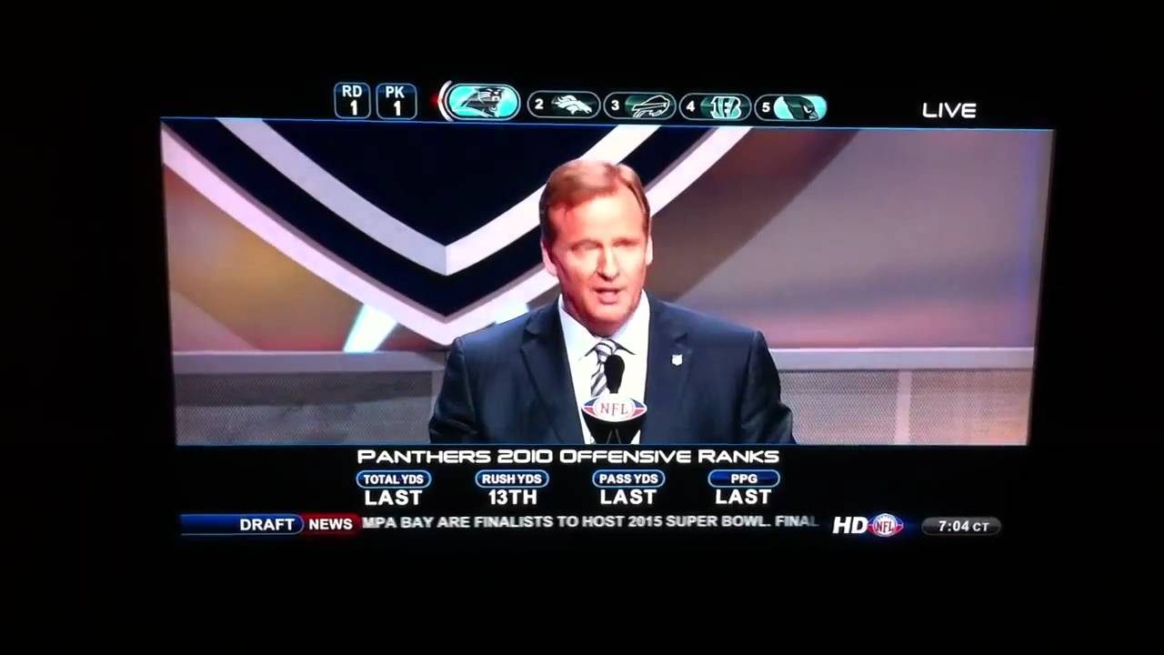 Cam Newton 2011 NFL Draft 1st Overall Pick (HD)
