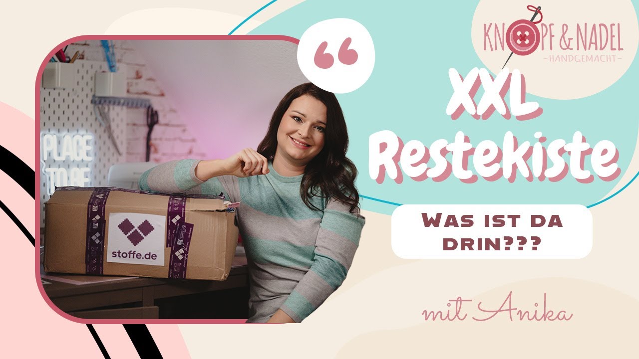 Stoff-Überraschung aus der Restekiste! Bin ich verrückt? Ja! Ich teste Stoffe.de 🧵