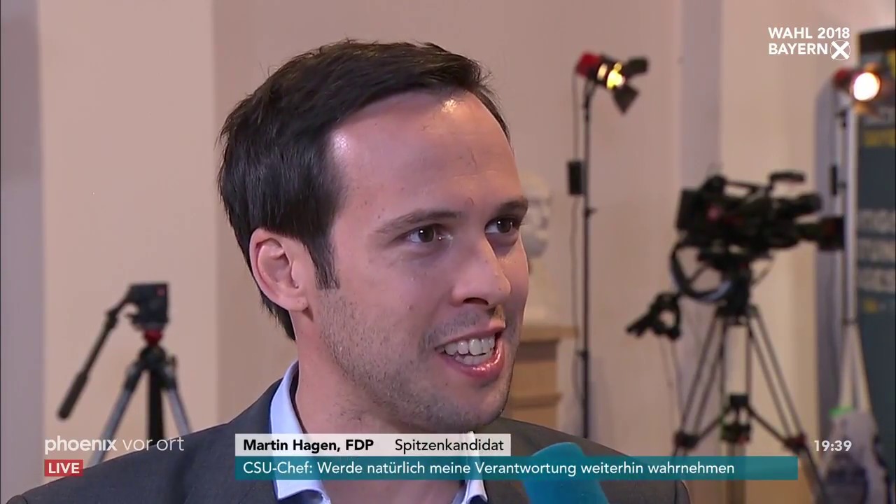 Landtagswahl in Bayern: Interview mit Martin Hagen am 14.10.2018