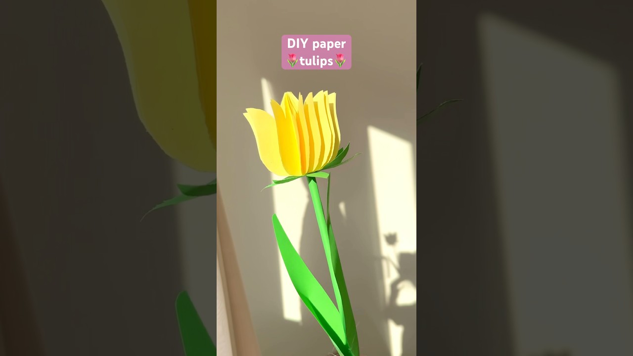 DIY paper flower🌷