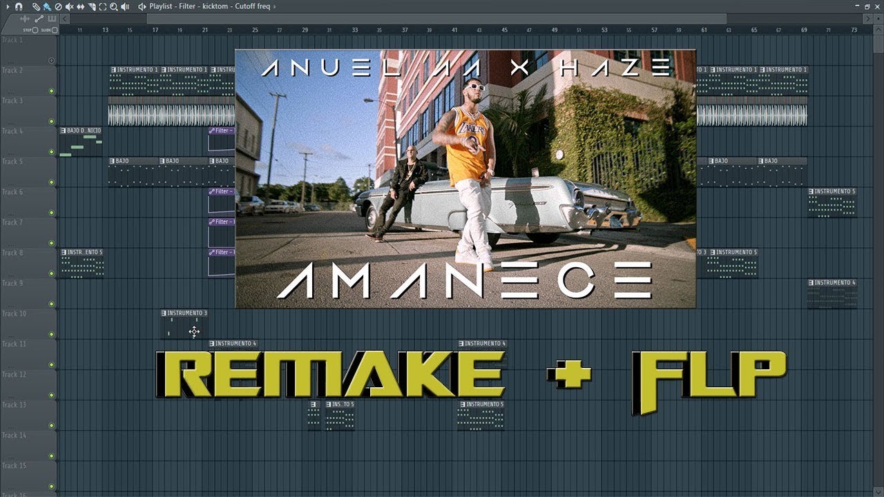 Anuel AA X Haze - Amanece Remake Instrumental FL Studio + FLP