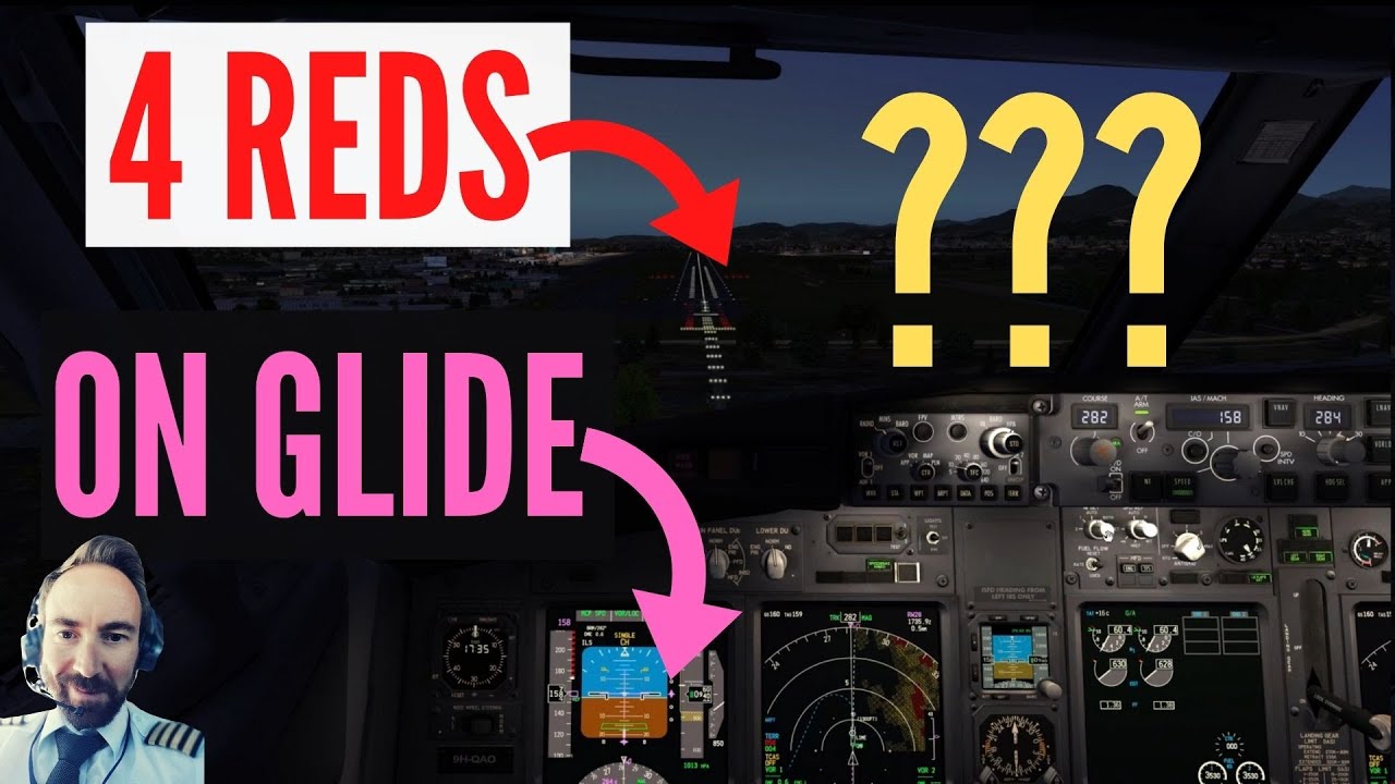 Papi Lights Angle vs. Glideslope Angle - [Can You See 4 Reds If You Follow The ILS Glideslope?].
