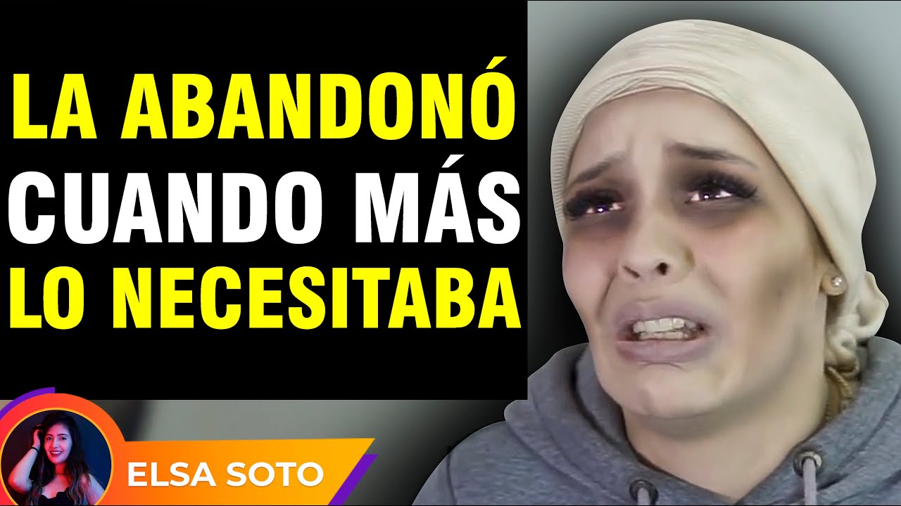 Abandonó a su esposa en la peor etapa de su enfermedad por irse con su amante.