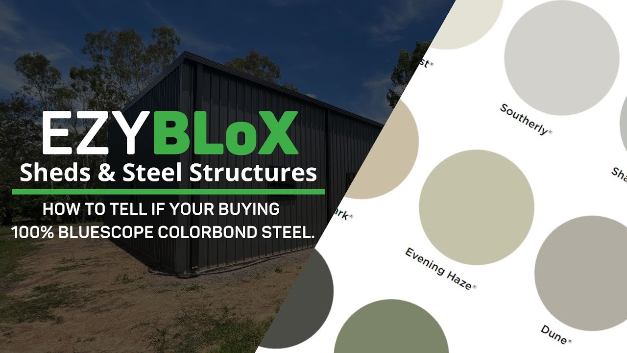 How to tell if your buying 100% Bluescope Colorbond Steel